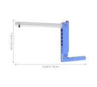 HONITANO Poignée de Manivelle Pliable pour Lit Médicalisé Accessoire de Remplacement Ajustable Poignée Ergonomique Polypropylène Bleu pour Soins Infirmiers Milieu Hospitalier