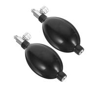 HONITANO Poire De Gonflage Pour SphygmomanomèTre Accessoire Manuel En Latex Noir Avec Valve De ContrôLe Pour TensiomèTre Usage Hospitalier Et Professionnel