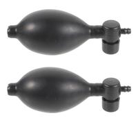 HONITANO Poire De Tensiomètre En Latex Souple, Lot De 2 Ballons De Gonflage Valve De Décompression, Compatible Oreiller Gonflable, Coussin De Massage Et Nettoyage Nasal