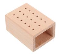 HONITANO Porte-forets Bois Compact Pour Rangement Ongles Organisé Accessoire Salon Manucure Outil Ponceuse Support Bureau Maison