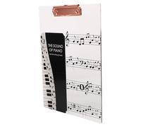 HONITANO Porte-partitions Acrylique Épais pour Piano et Chœur Classeur Transparent avec Clip pour Accès Rapide Organisateur de Pages Unique Adapté Aux Musiciens et Chefs Orchestre