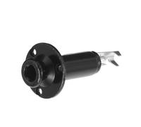 HONITANO Prise Jack de Sortie pour Guitare Acoustique et Basse Connecteur Mono/Stéréo Fileté Noir Attache-Courroie Compatible Remplacement Bouton de Sangle Guitare