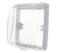 HONITANO Protection Pluie Transparente pour Sonnette Étanche avec Installation Adhésive pour Extérieur