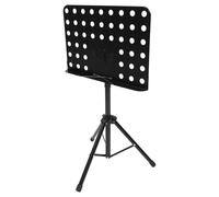 HONITANO Pupitre à Partitions Pliable Noir pour Guitare et Violon, Trépied Réglable Léger et Portable, Étagère à Musique Stable pour Partition et Score, Support Multifonction pour