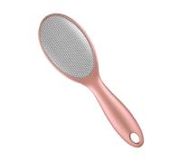 HONITANO Râpe de Pédicure Double Face Acier Inoxydable Outil Exfoliant Ergonomique pour Éliminer les Callosités Soin des Doux et Portable Finition Or Rose