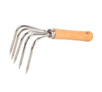 HONITANO Râteau de Plage Ergonomique Cinq Dents pour Creuser Coquillages et Crustacés Outil Léger pour Accessoires Essentiels de Plage