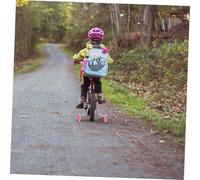 HONITANO Roues Entraînement LED Résistantes à Usure pour Garçon Fille Stabilisateurs Auxiliaires Dérapants Roue Stable pour Débutants Kit de Remplacement Rose