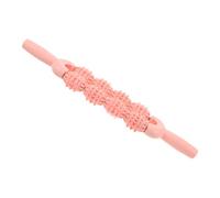 HONITANO Rouleau de Massage Musculaire pour Mollets 8 Roues en Rose Sakura Bâton de Massage Manuel pour Relaxation et Récupération Sportive Circulaire Portable pour Yoga et Athlètes