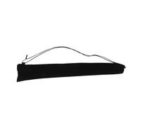 HONITANO Sac de Rangement pour Flûte et Flûte à Bec Pochette Velours Noire Bandoulière Protection Anti-chocs pour Instruments à Vent Sac de Transport Pratique