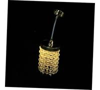 HONITANO Scale Beaded LED Pendant Light for Tiny House Model Decoration Warm Ambient Glow Elegant Multi-Strand Design