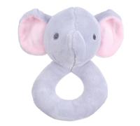 HONITANO Secouer Éléphant Peluche pour Garçon Fille Musical Poignée Ergonomique Stimule la Préhension Développement Du Poignet Adapté Nourrissons et Tout-petits