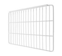 HONITANO Séparateur D’Étagère pour Congélateur 43,5 X 30 CM en Acier Inoxydable Barrière Latérale, Organisateur de Tiroirs Multifonction Compatible Réfrigérateur Coffre, Étagère Grillagée