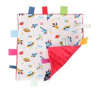 HONITANO Serviette Apaisante Et Mouchoir Pour Bébé -né, Petite Couverture En Tricot Colorée, Jouet De Voyage Doux Sans Fourrure, Confortable Pour Poussette Et Berceau, Set