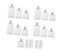 HONITANO Set De 14 Contenants Cosmétiques Rechargeables Étanches 30ml-50ml-100ml Pour Voyage Femme Étiquettes Imperméables Rangement Pratique Paquet De Distribution Lotions