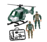HONITANO Set de Jouets Soldats Militaires Plastique pour Garçon Fille Figurines Mini Soldats Ludiques et Éducatives Modèles de Guerre avec Postures Variées pour Jeux Imagination et