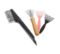 HONITANO Set de Outils Nettoyants Peigne Brosse à Cheveux pour Maison et Salon Accessoires Pratiques et Légers pour Brosse Cheveux Afro Crépus et Bouclés Profondeur