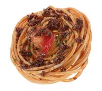 HONITANO Spaghettis Factices Réalistes pour Jouet Alimentaire Petit Accessoire Alimentaire Taille Petite Simulation Authentique Réutilisable Décor la Cuisine Garçon et Filles Présentation