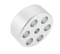 HONITANO Stabilisateur de Disque pour Platine Vinyle Argenté en Alliage D’aluminium, Poids Anti-vibrations pour Contrôle Sonore, Accessoire Dj et Amateur de Musique pour Platines