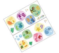 HONITANO Sticker Marelle Adhésif Pour Sol Garçon Fille Jeu Intérieur Facile à Poser Décor Chambre Garçon Fille Et Salle De Jeux Autocollants Muraux Ludiques Sans Résidu Lot