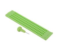 HONITANO Stylo Braille Plastique Léger et Portable pour Écriture Aveugle Kit Écriture Braille et Facile à Utiliser pour Études des Non-voyants