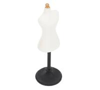 HONITANO Support de Mannequin de Simulation poupée Mannequin couturière Petit Mini Former Forme de Robe de poupée pour Les vêtements résine Blanche