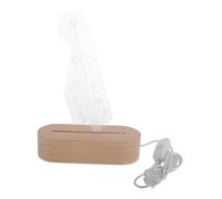 HONITANO Support De Médiators De Guitare Lumineux avec Base Bois Rack De Rangement Créatif pour Guitare pour Organisation des Médiators