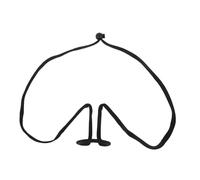 HONITANO Support De Microphone Suspendu Autour Du Cou En Métal Réglable, Léger Et Portable, Adapté Pour Scène Et Prise De Parole, Accessoire Micro Pratique Pour Performance Live Et Animation