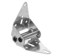 HONITANO Support de Porte de Garage en Fer Épais, Charnière N°4 Robuste pour Portes Résidentielles, Pièce de Quincaillerie Solide et Compatible, Accessoire pour Remplacement et Réparation