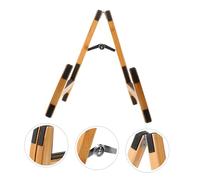 HONITANO Support Guitare Bois Stand Vertical Stable et Portable pour Guitare Électrique Basse Ukulélé Mandoline et Violon Rack de Rangement Compact