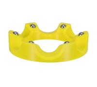 HONITANO Support Rotatif Antidérapant pour Boules de Bowling, Porte-Boules 360° Lisse, Accessoire Jaune pour Polissage et Entretien, pour Entraînement et Compétition Sportive