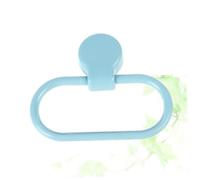 HONITANO Support Serviette Anneau Autocollant Bleu Porte Serviette sans Perçage Adhésif Forte Tenue pour Cuisine et Salle de Bain Installation Facile sans Outils