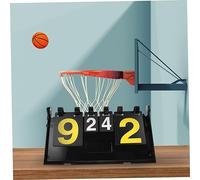 HONITANO Tableau de Score Portable pour Sports Tableau de Score à Retourner PVC Durable Compteur de Points Clair et Pratique pour Basketball Tennis et Badminton