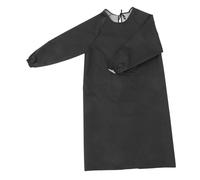 HONITANO Tablier Imperméable Unisexe à Manches Longues Blouse de Travail Résistante à Lhuile avec Poches Blouse de Nettoyage pour Cuisine et Peinture Vêtement de Protection Confortable et