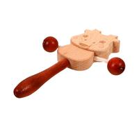 HONITANO Tambour à Main En Bois Pour Bébé, Jouet Musical Traditionnel Coloré, Petit Format, Développement Sensoriel Et Coordination, Adapté Aux Tout-petits, Instrument De Percussion Éducatif