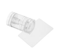HONITANO Tampon à Ongles Silicone Transparent Rotatif pour French Manicure Kit Réglable pour Ongles Jelly Outil de Manucure Polyvalent pour Salon et Usage Domestique