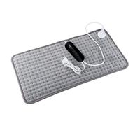 HONITANO Tapis Chauffant Électrique Portable avec Température Lavable et Multifonction pour Soulagement Douleurs Musculaires Dos Épaules Abdomen Jambes et Cou Coussin Chauffant Polyvalent
