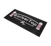 HONITANO Tapis Magnétique Antidérapant pour Outils de Coiffure, Petit Format Noir, Organisateur pour Salon Professionnel, Surface Facile à Nettoyer, Protection de Comptoir pour Tondeuses