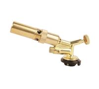 HONITANO Tête de Torche Gaz Portable Réglable Cuivre et Alliage Flamme Ajustable pour Barbecue Soudage Camping et Cuisine Accessoire Manuel sans Réservoir