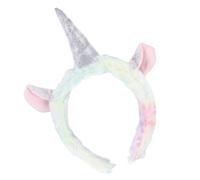 HONITANO -tête Licorne Tie-dye Couleur Crème Glacée Coiffe Forme De Licorne Amusante Accessoire Photo Pour Adultes