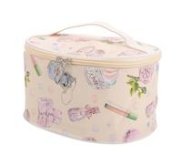 HONITANO Trousse De Maquillage Voyage Capacité Trousse De Toilette Portable avec Porte-pinceaux Et Sangle Élastique