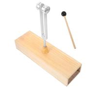 HONITANO Tuning Fork Meditation Set Alliage Aluminium avec Boîte à Bois et Marteau Percussion Instrument de pour et Exercices