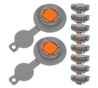 HONITANO Valve de Gonflage Étanche en TPU pour Oreiller de Voyage - Bouchon de Valve Unidirectionnelle, Lot de 10 Pièces, Accessoire de Remplacement pour Coussin Gonflable de