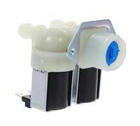 HONITANO Vanne D’arrivée D’eau en Nylon pour Machine à Laver Automatique, Valve de Remplissage Double Sortie, Accessoire de Remplacement pour Électrovanne, Compatible Lave-linge Portable