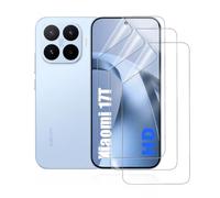 HonJenSeoa [3 Pièces Film Hydrogel pour Xiaomi 17T, Protection Écran TPU Souple Couverture Complète Bord à Bord, Affichage HD Haute Sensibilité Compatible avec Capteur d'Empreinte et Face ID
