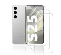 HonJenSeoa Film de Protection d'écran Hydrogel pour Samsung Galaxy S25, 3 Pièces TPU Souple Transparent HD Anti-Bulles Anti-Rayures Anti-Traces de Doigts Auto-Réparatrice