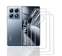 HonJenSeoa Film de Protection d'écran Hydrogel pour Xiaomi 14T Pro, 3 Pièces TPU Souple Transparent HD Anti-Bulles Anti-Rayures Anti-Traces de Doigts Auto-Réparatrice