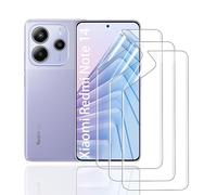 HonJenSeoa Film de Protection d'écran Hydrogel pour Xiaomi Redmi Note 14, 3 Pièces TPU Souple Transparent HD Anti-Bulles Anti-Rayures Anti-Traces de Doigts Auto-Réparatrice