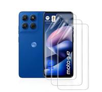 HonJenSeoa Film Protection Écran Hydrogel pour Motorola Moto G47, 3 Pièces | HD transparent, toucher précis, anti-rayures, empreinte digitale, reconnaissance faciale, auto-réparateur, compatible coques