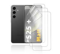 HonJenSeoa Mat Film Hydrogel pour Samsung Galaxy S25+, 3 Pièces TPU Film Protection écran Matte, Flexible Film de protection d'écran, Antireflets, Anti-Traces