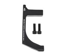 HonJiekomy Adaptateur de montage plat montage sur poteau, support de de frein à disque - Adaptateur de support plat pour vélo de poteau - noir convivial, accessoires de vélo